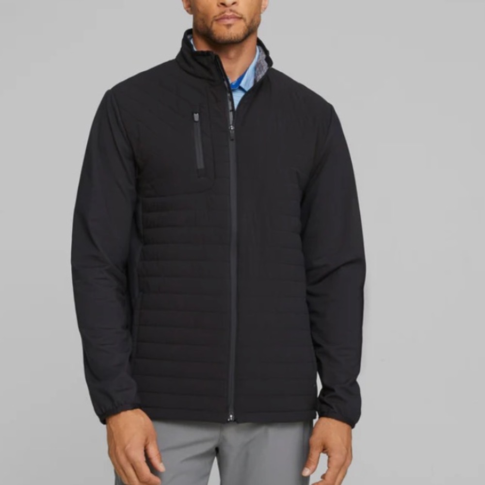 NWT Puma Golf Scotia Quilted Golf Jacket